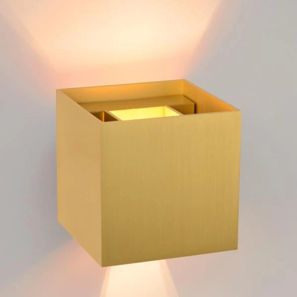 Lucide XIO - Wall light - LED Dim. - G9 - 1x4W 2700K - Adjustable beam angle - Matt Gold / Brass - detail 2